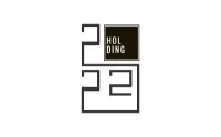 Stylized black 22 logo with 'HOLDING' text in a dark square.