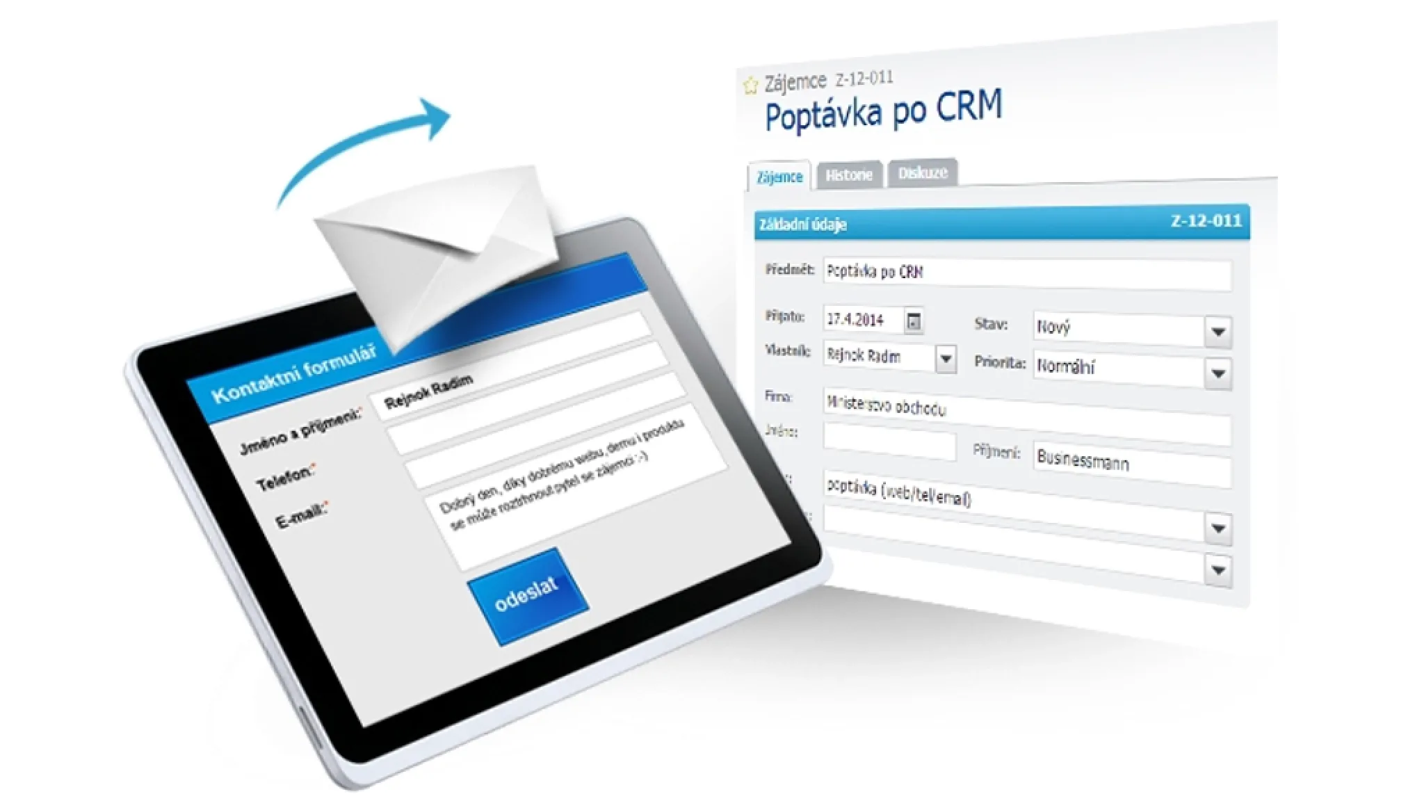 Propojte si webový formulář se svým Raynet CRM!
