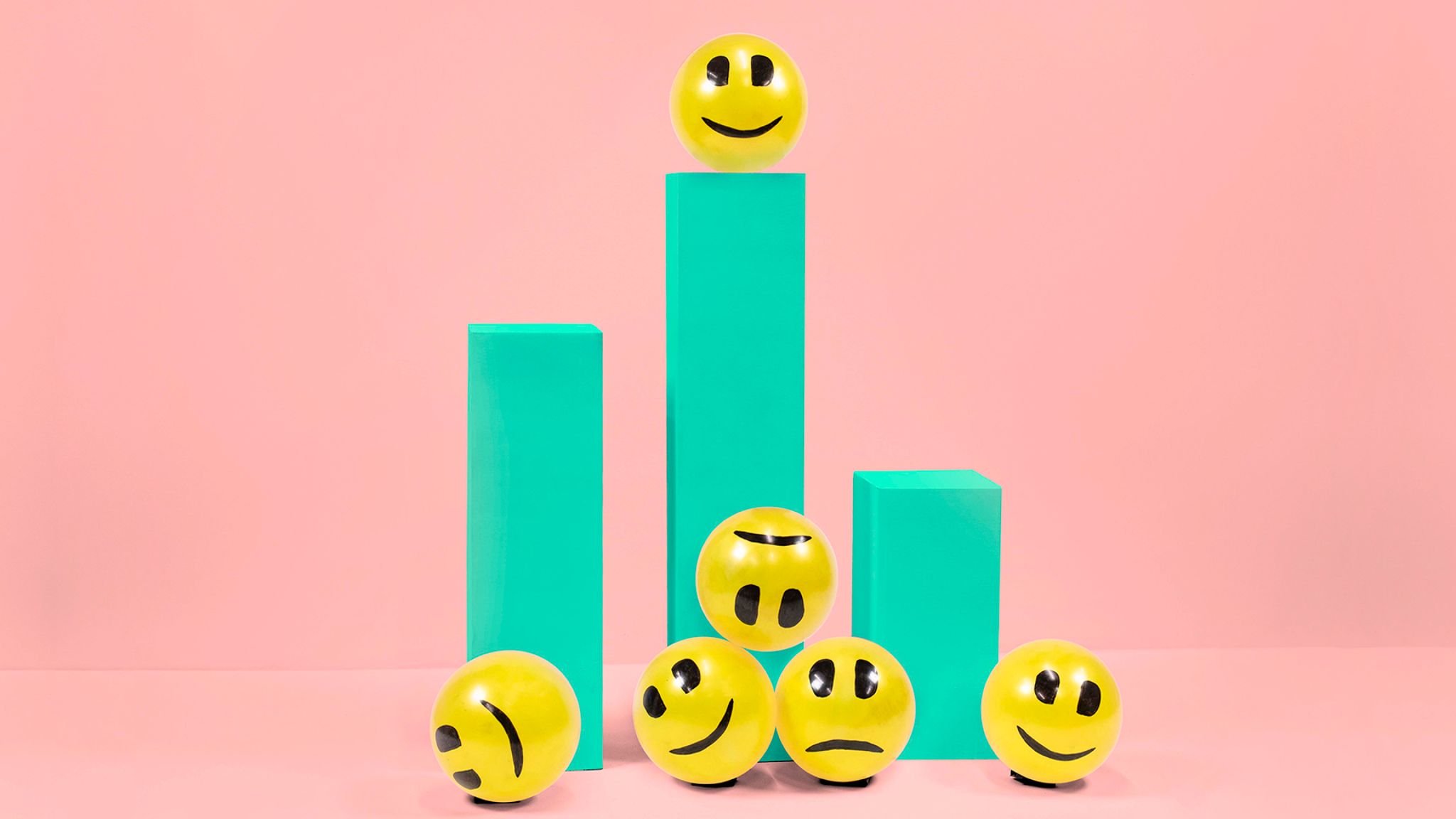 Emoji chart showing emotions from sad to happy |Raynet CRM