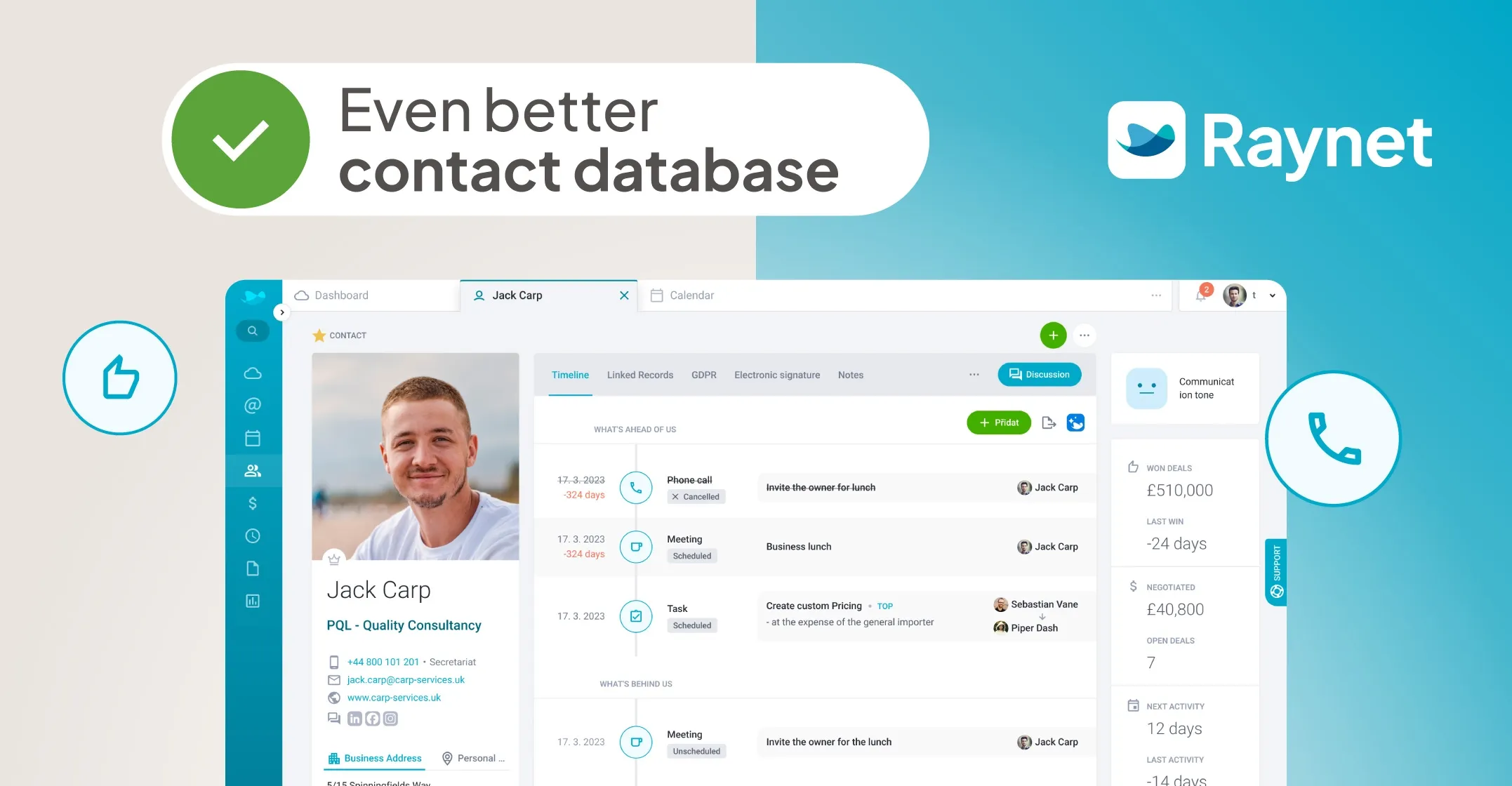 A new era for your contact database: custom layout and smart lead scoring