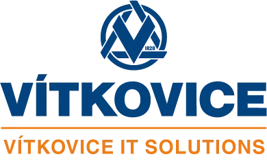 VÍTKOVICE IT SOLUTIONS logo featuring a blue emblem and company name.