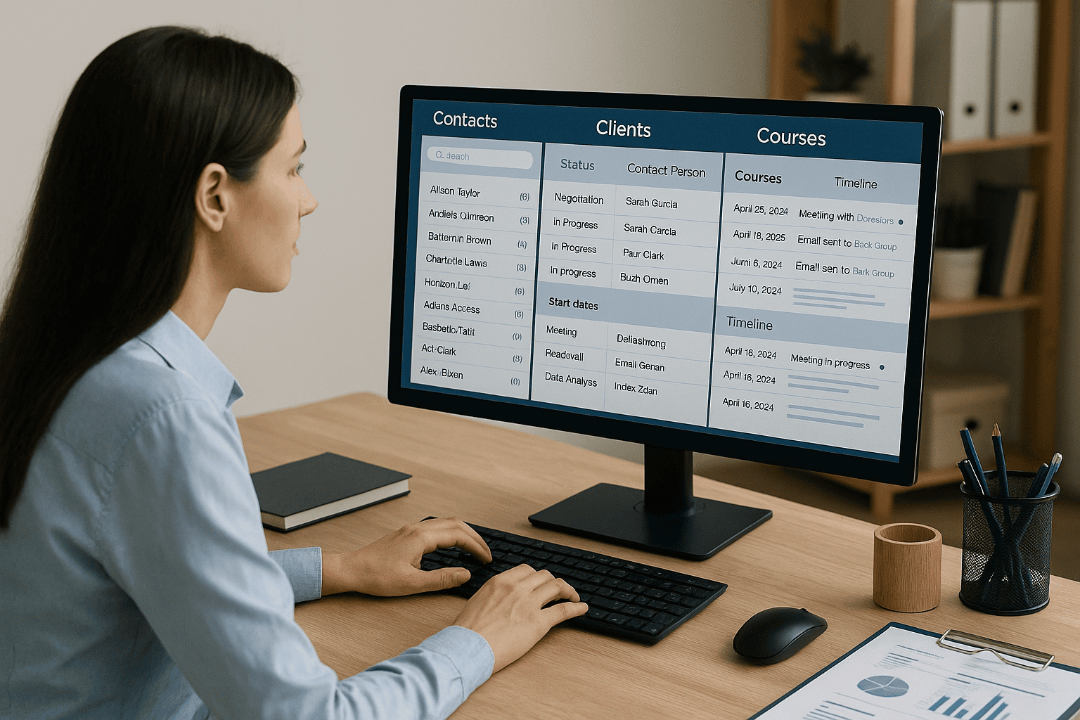 CRM dla firm szkoleniowych – jak uporządkować kontakty, klientów i kursy