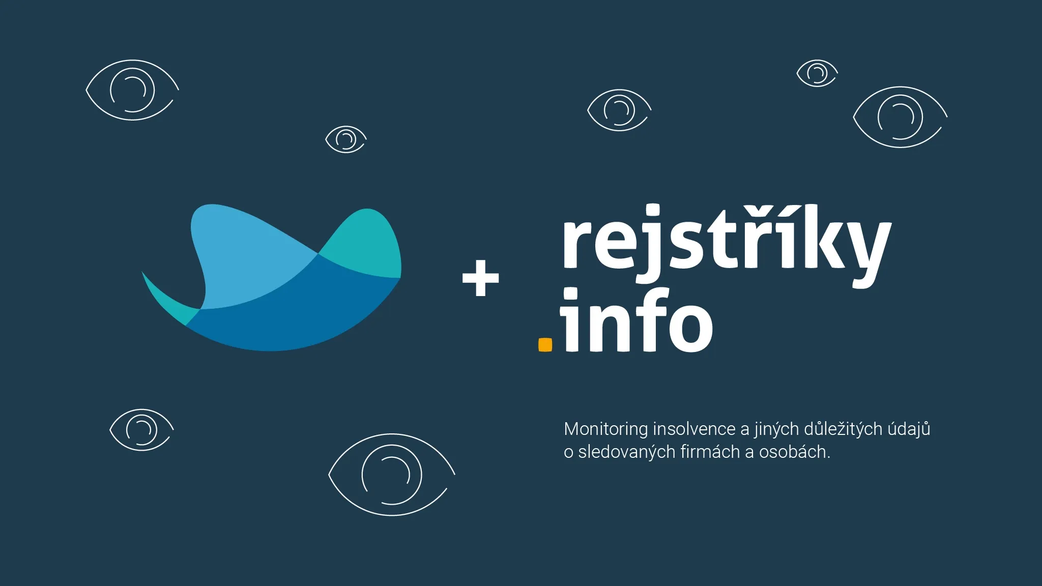 Logo for rejstříky.info, an intelligence monitoring service for companies and individuals.
