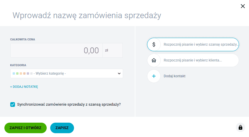Wdrażanie nowego zamówienia w Raynet CRM.